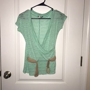 Deb Mint Shirt With Belt